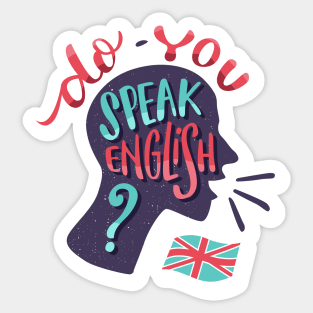 Do You Speak English ? Sticker